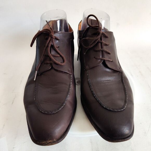 Bally Oxford Brogues Flats Womens 10 / 40.5  Leather Lace Up Adige Italy Vintage - Picture 7 of 14